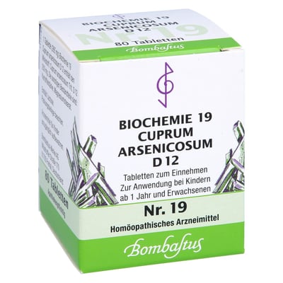 Biochemie 19 Cuprum arsenicosum D12