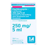 Clarithromycin-1A Pharma 250 mg/5 ml