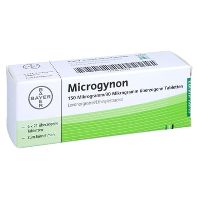 Microgynon 150 Mikrogramm/30 Mikrogramm
