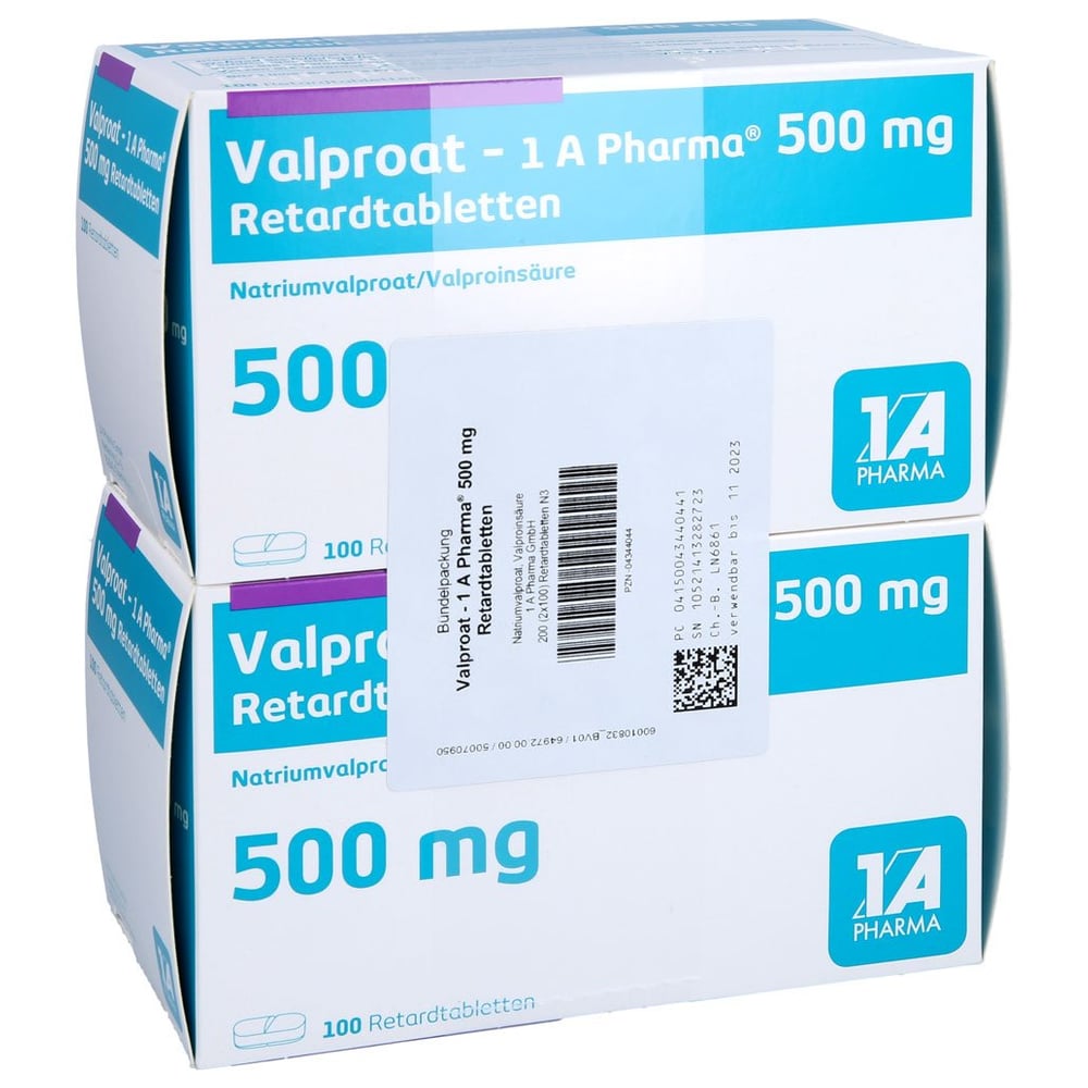 Valproat - 1A Pharma 500 mg Retardtabletten