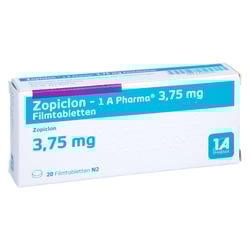 Zopiclon - 1 A Pharma 3.75mg Filmtabletten