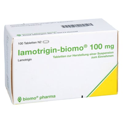 Lamotrigin-biomo 100 mg suspendierbare Tabletten Produktbild 1