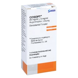 Cosopt 20mg/ml+5mg/ml