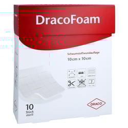 Dracofoam Schaumstoff Wundauflage 10x10 cm