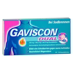 Gaviscon Dual 250 mg/106,5 mg/187,5 mg