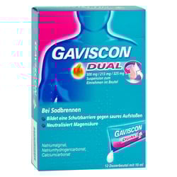 Gaviscon Dual 500 mg/213 mg/325 mg im Beutel