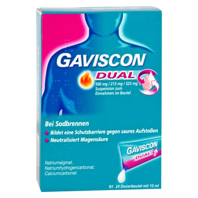 Gaviscon Dual 500 mg/213 mg/325 mg