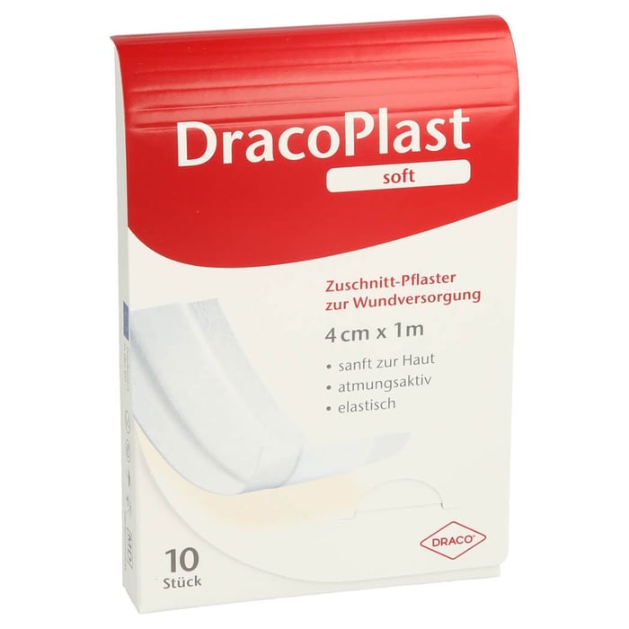 Draco Plast Soft Pflaster 1mx4cm