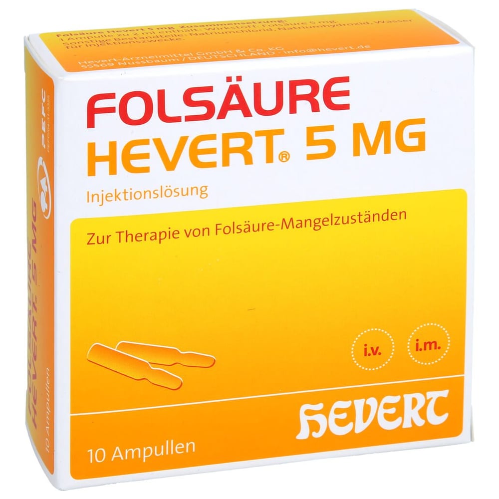 Folsäure Hevert 5 mg