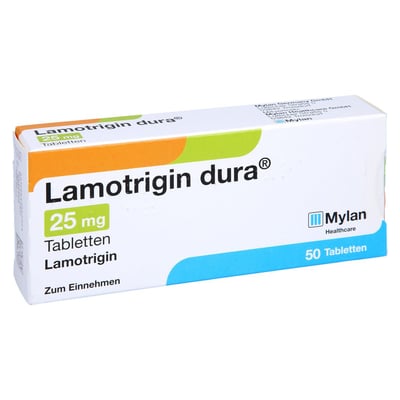 Lamotrigin dura 25 mg