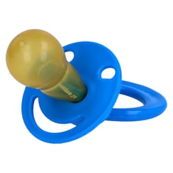Beruhigungssauger kirschf.Lat.ab 6 M.blau