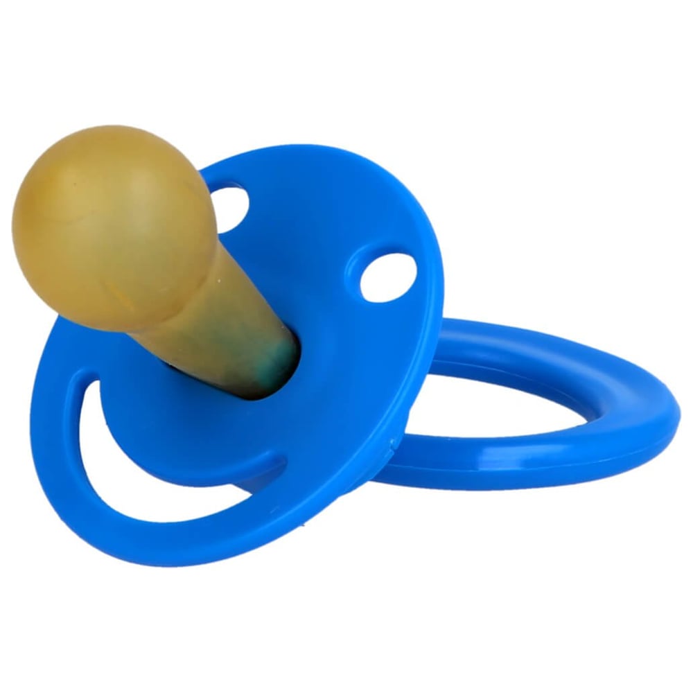 Beruhigungssauger kirschf.Lat.0-6 M.blau