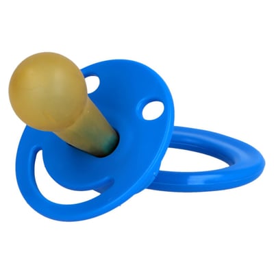 Beruhigungssauger kirschf.Lat.0-6 M.blau