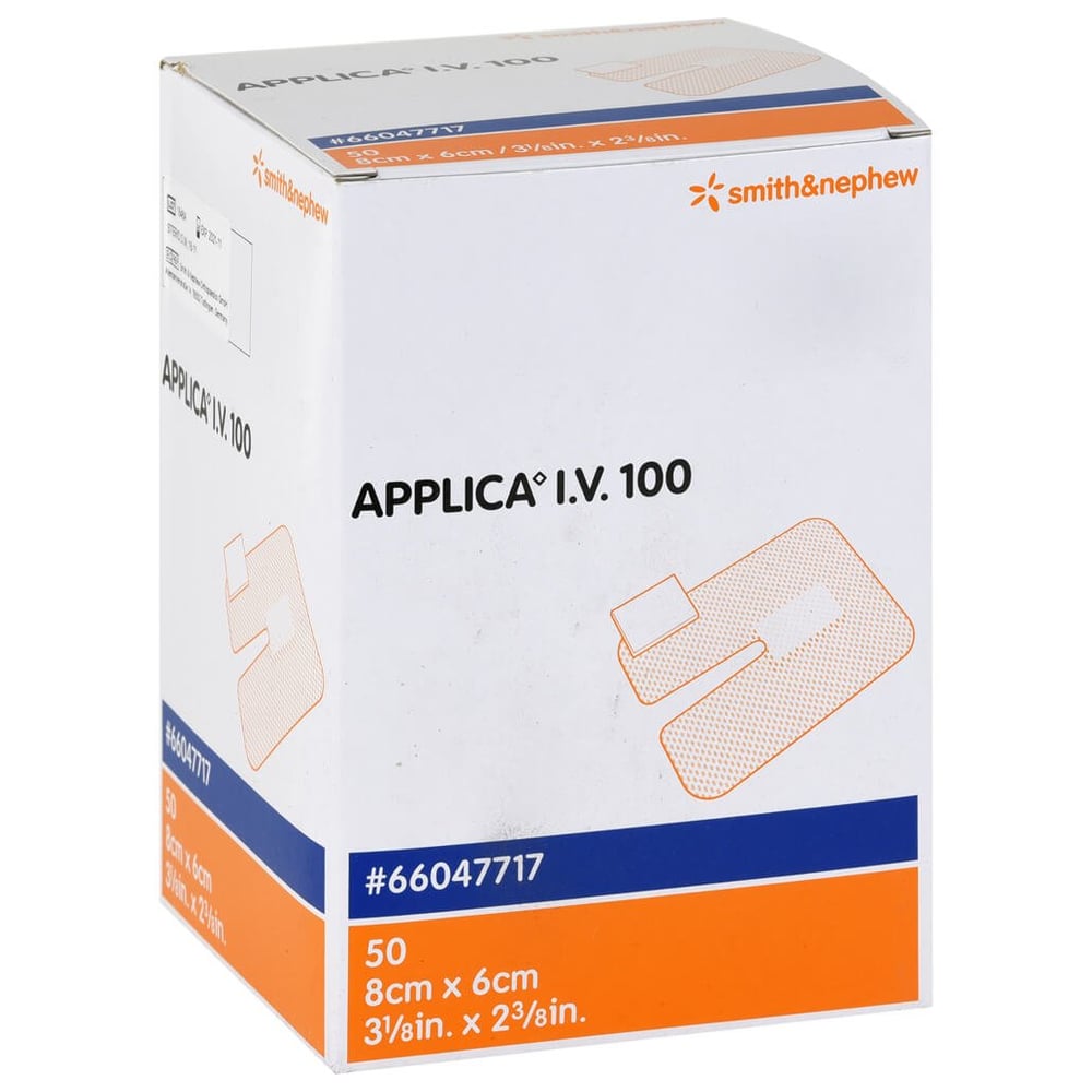 Applica I.v.100 Kanülenpflaster m.Saugpolster