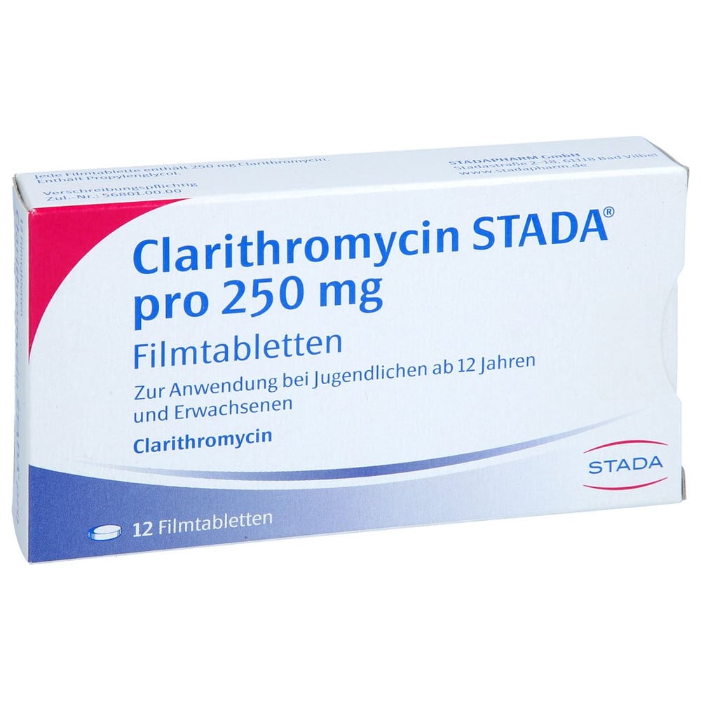 Clarithromycin STADA pro 250 mg