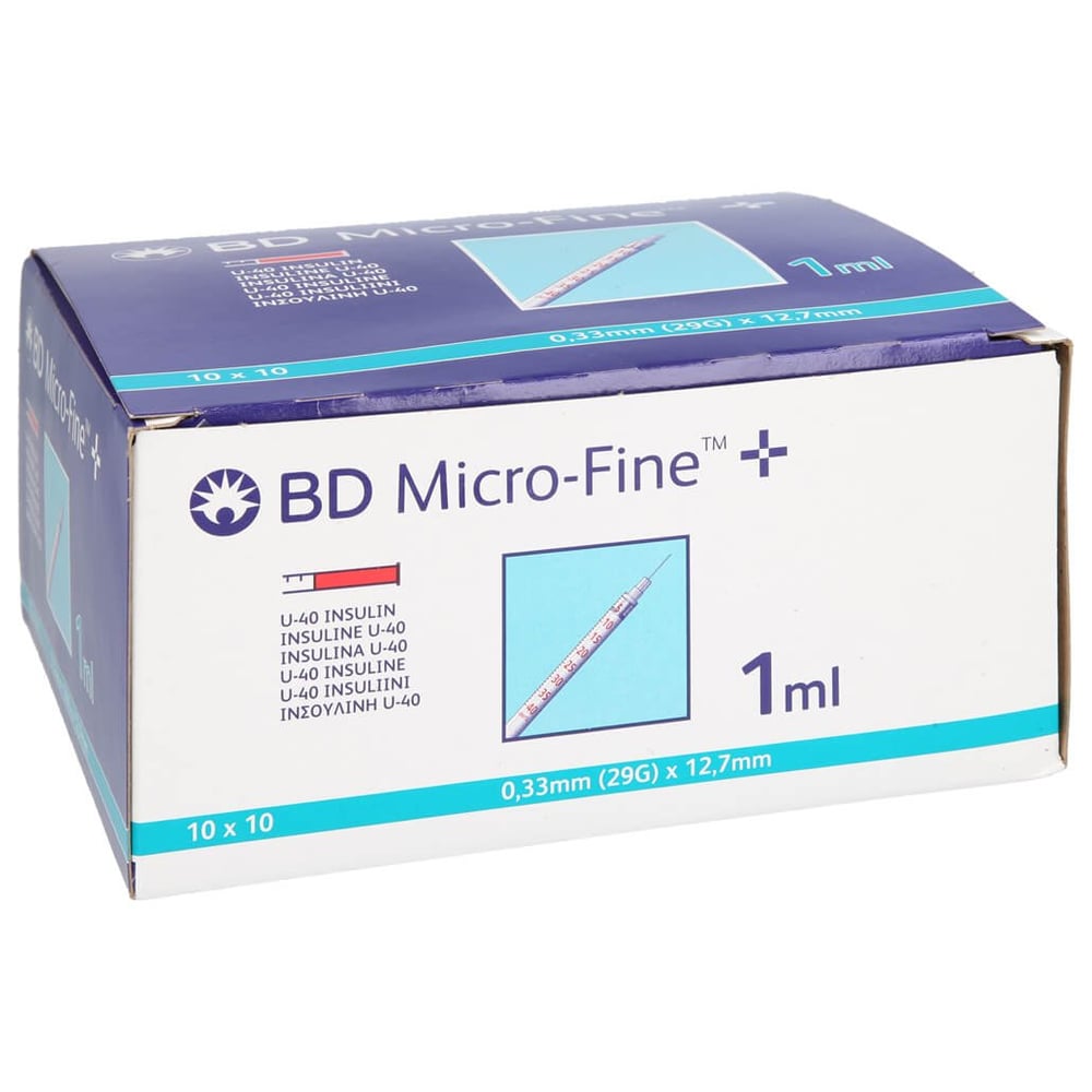 BD Micro-fine + U 40 Insulinspritze 12,7mm