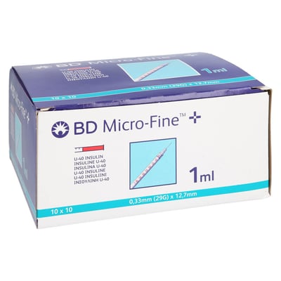 Bd Micro-fine + U 40 Insulinspritze 12,7mm