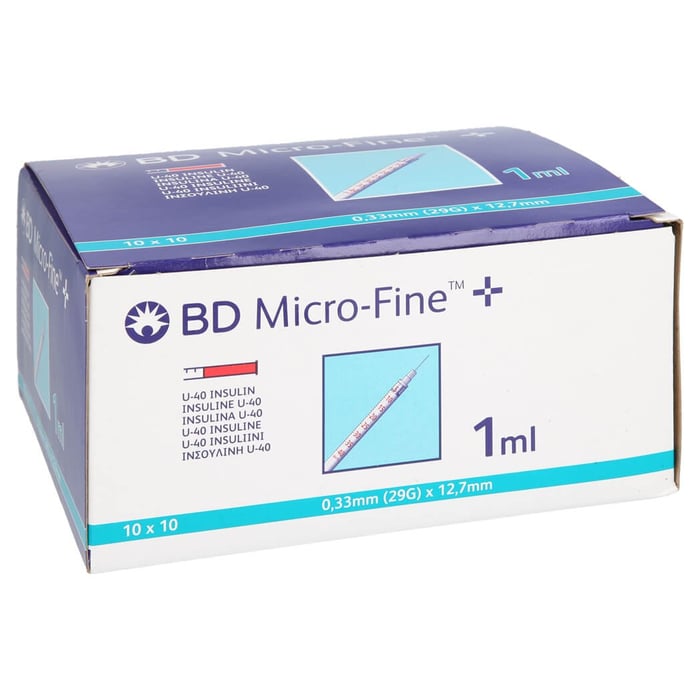 Bd Micro-fine + U 40 Insulinspritze 12,7mm