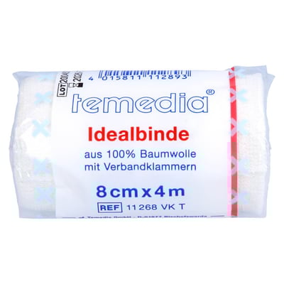 Idealbinde 8 cm mit Klammer