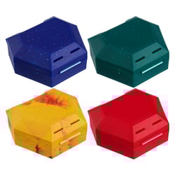 Zahnspangenbox mit Kordel sortiert