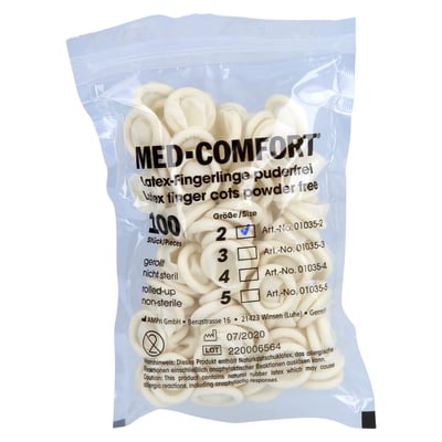 Fingerling Op Latex Gr.2 gerollt