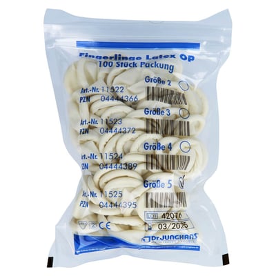 Fingerling Op Latex Gr.5 gerollt