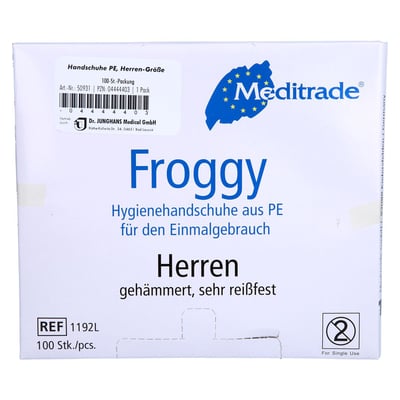 Handschuhe Einmal Polyethylen Herren