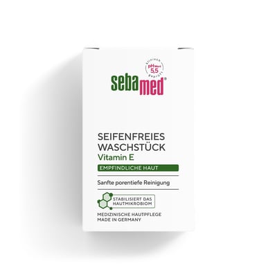 Sebamed seifenfreies Waschstück Produktbild 1