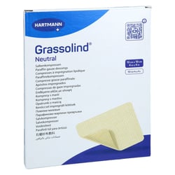Grassolind Salbenkompressen steril 10x10 cm