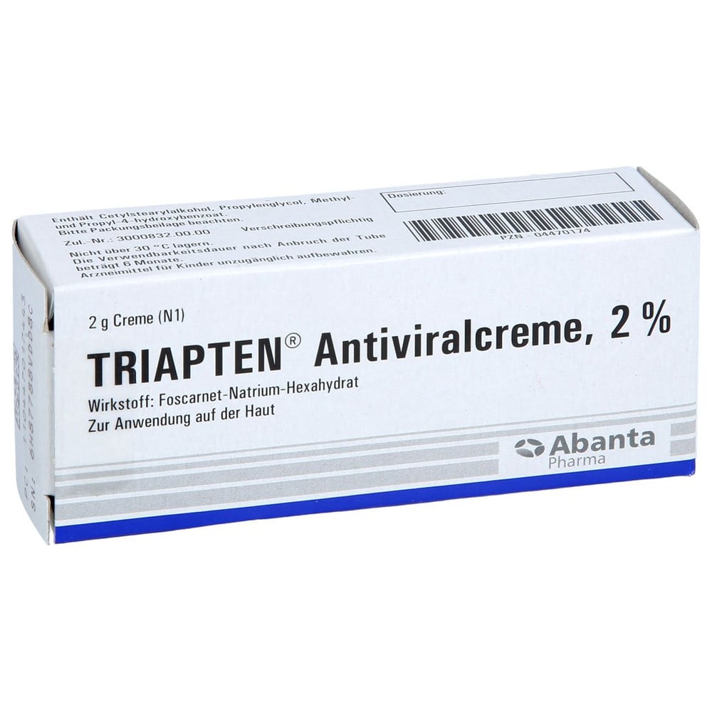 Triapten Antiviralcreme 2 %