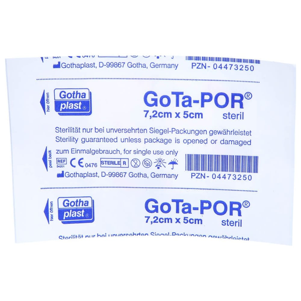 GOTA-POR Wundpflaster 5x7,2 cm steril