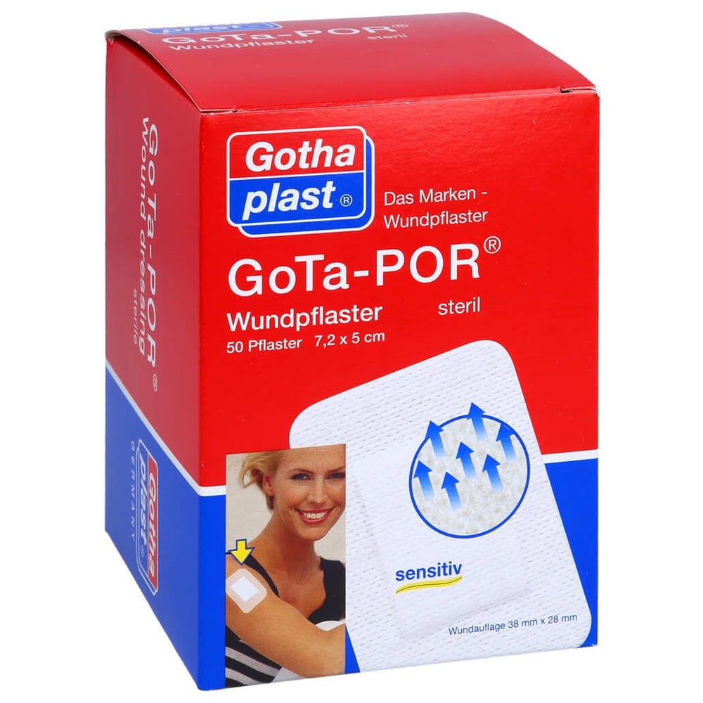 GOTA-POR Wundpflaster 5x7,2 cm steril