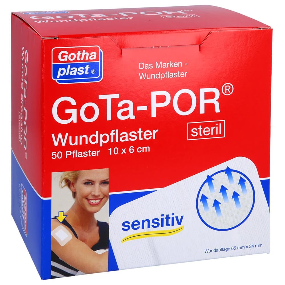 GOTA-POR Wundpflaster steril 60x100 mm