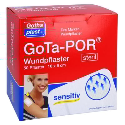 GOTA-POR Wundpflaster steril 60x100 mm