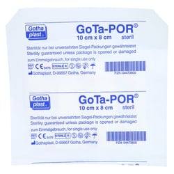 GOTA-POR Wundpflaster steril 80x100 mm