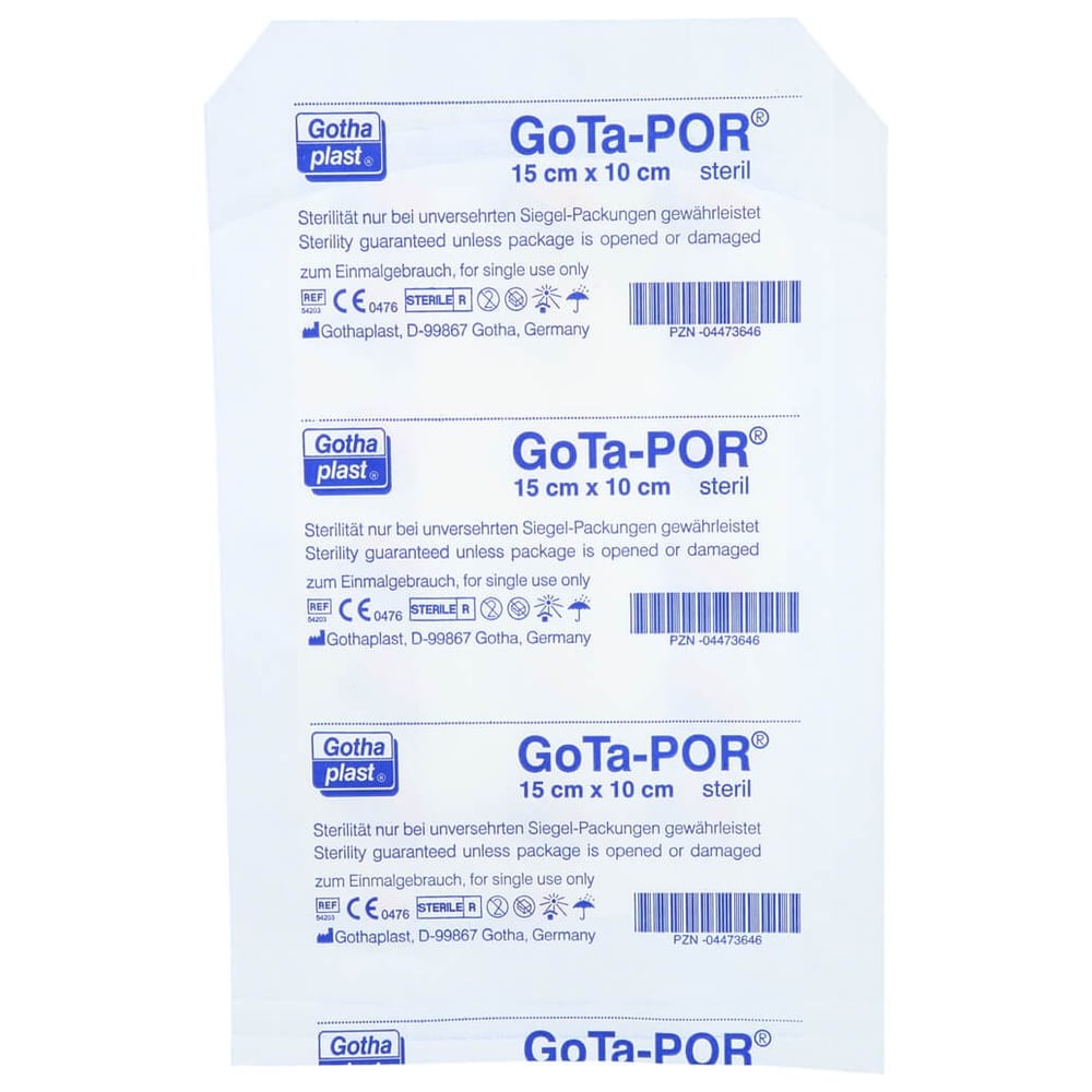 GOTA-POR Wundpflaster steril 100x150 mm