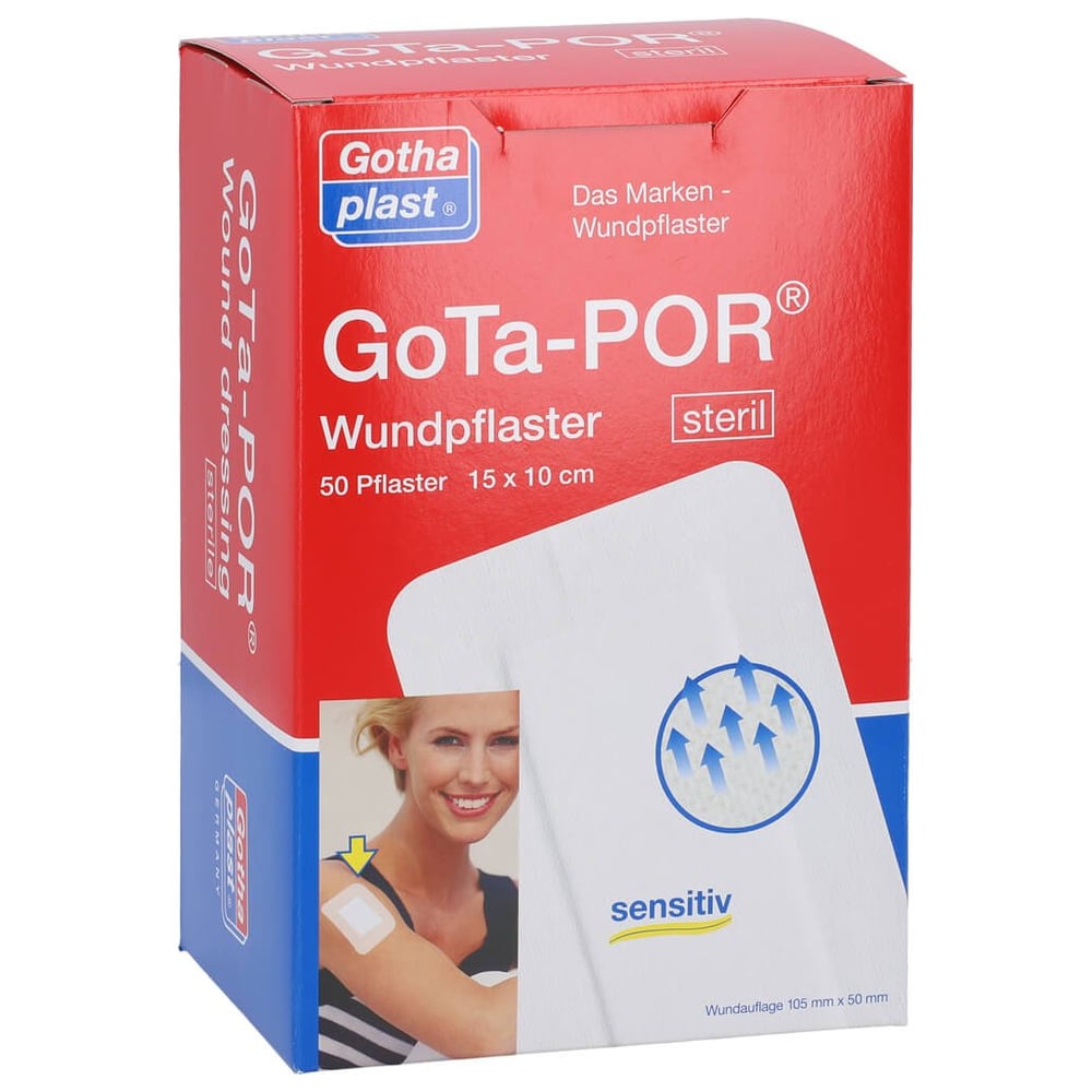GOTA-POR Wundpflaster steril 100x150 mm