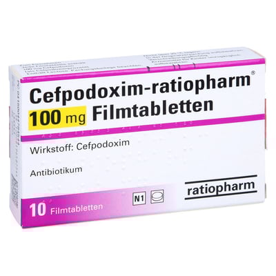 Cefpodoxim-ratiopharm 100 mg