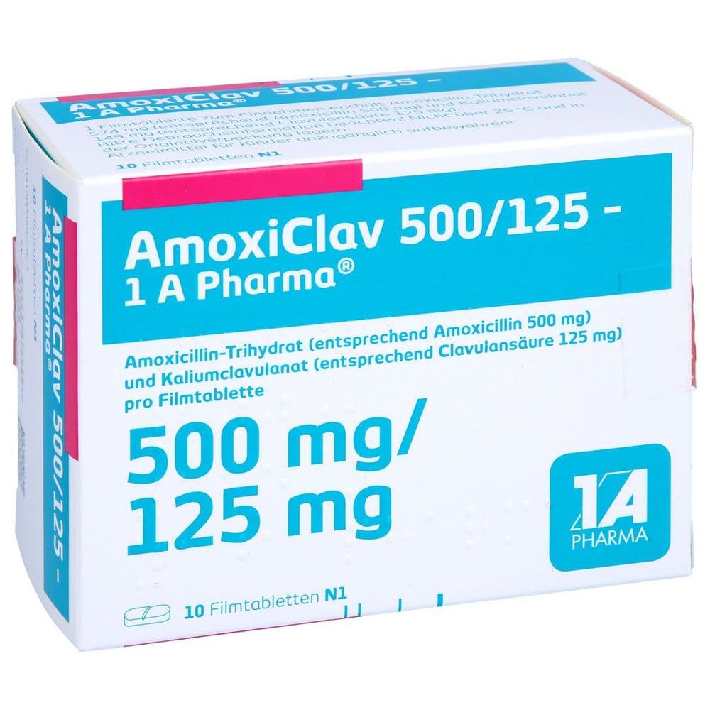 AmoxiClav 500/125-1A Pharma