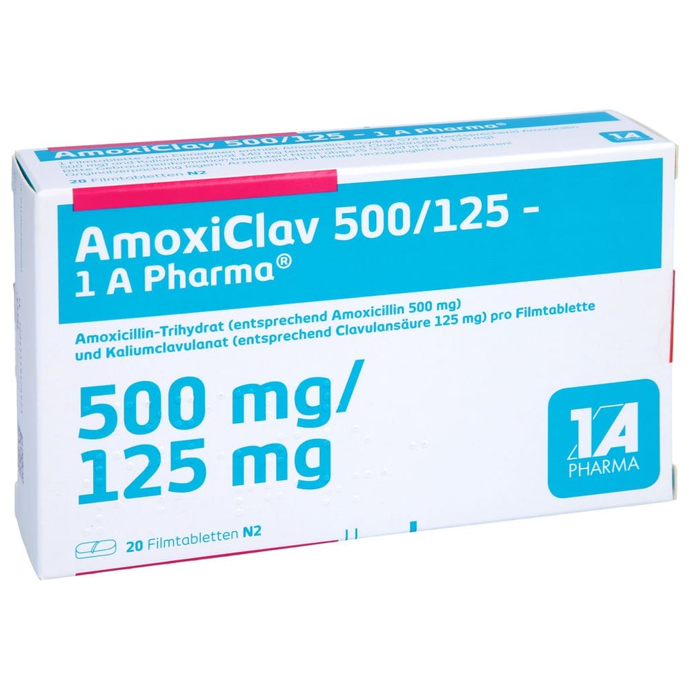 AmoxiClav 500/125-1A Pharma