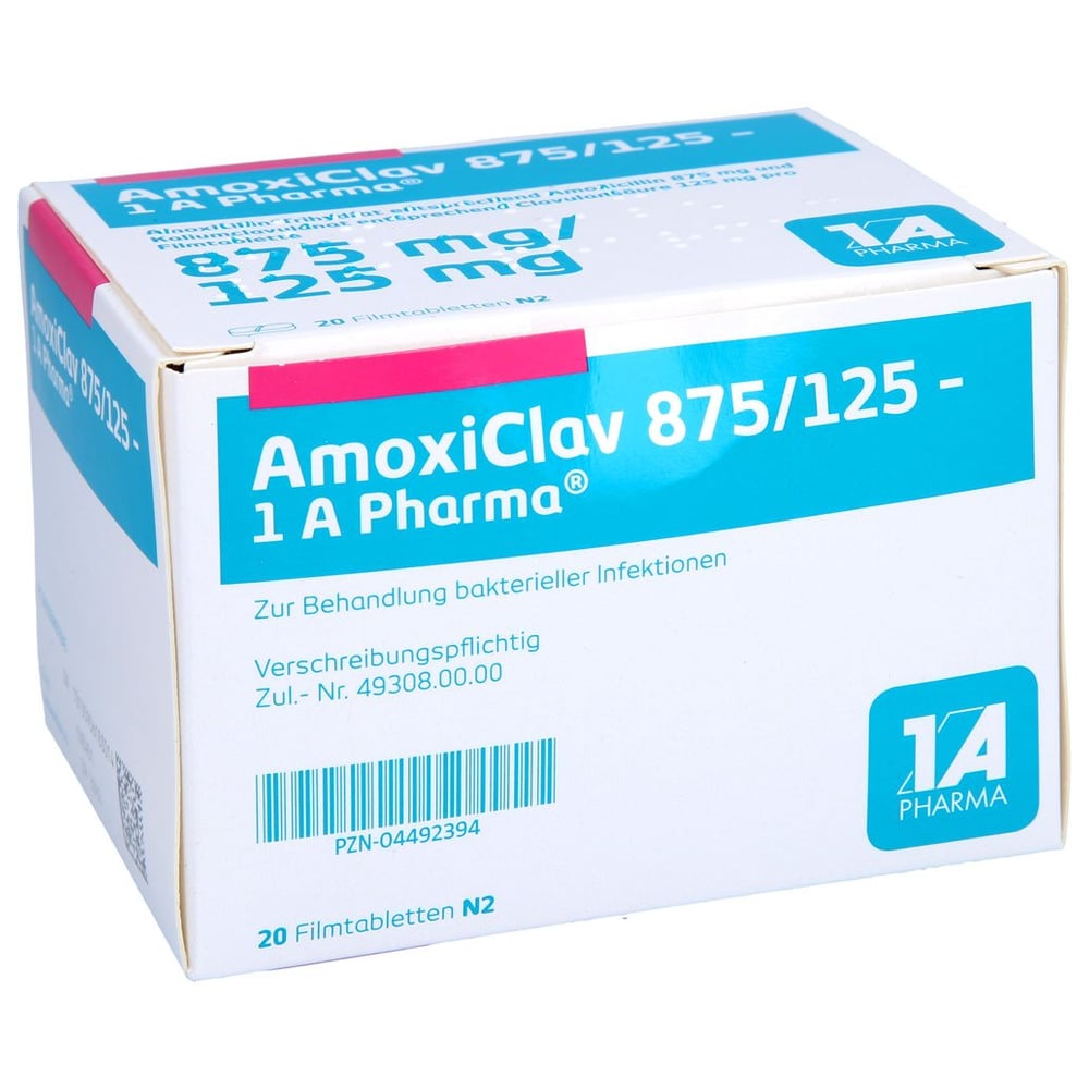 AmoxiClav 875/125-1A Pharma