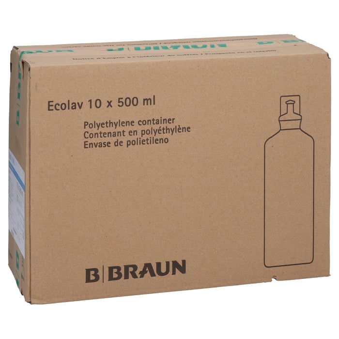 Kochsalzlösung 0.9% B.Braun Spüllsg. Ecolav
