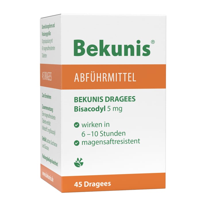 Bekunis Dragees Bisacodyl 5 mg Produktbild 1