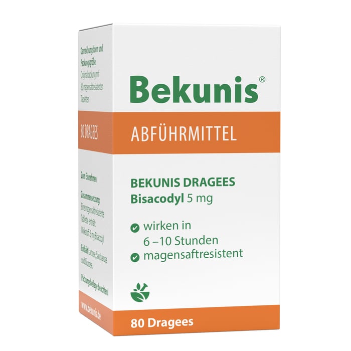 Bekunis Dragees Bisacodyl 5 mg Produktbild 1