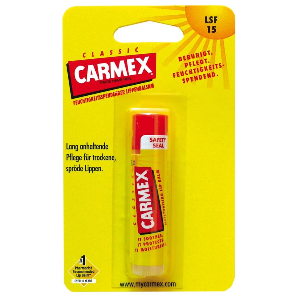 Carmex Lippenbalsam für trockene und spr de Lippen