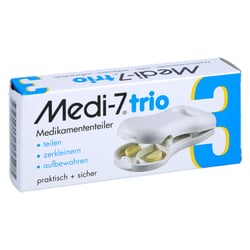 Medi-7 trio Tablettenteiler weiss