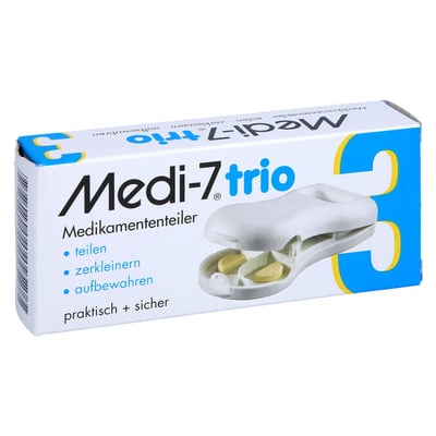 Medi-7 trio Tablettenteiler weiss