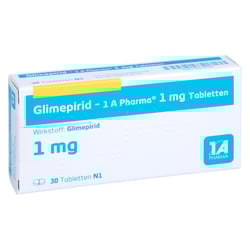Glimepirid - 1 A Pharma 1 mg Tabletten