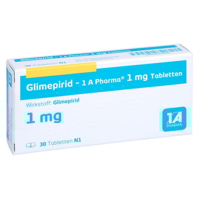 Glimepirid - 1 A Pharma 1 mg Tabletten