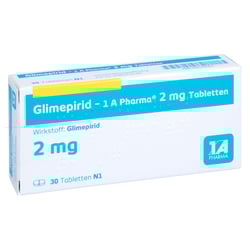 Glimepirid - 1 A Pharma 2 mg Tabletten